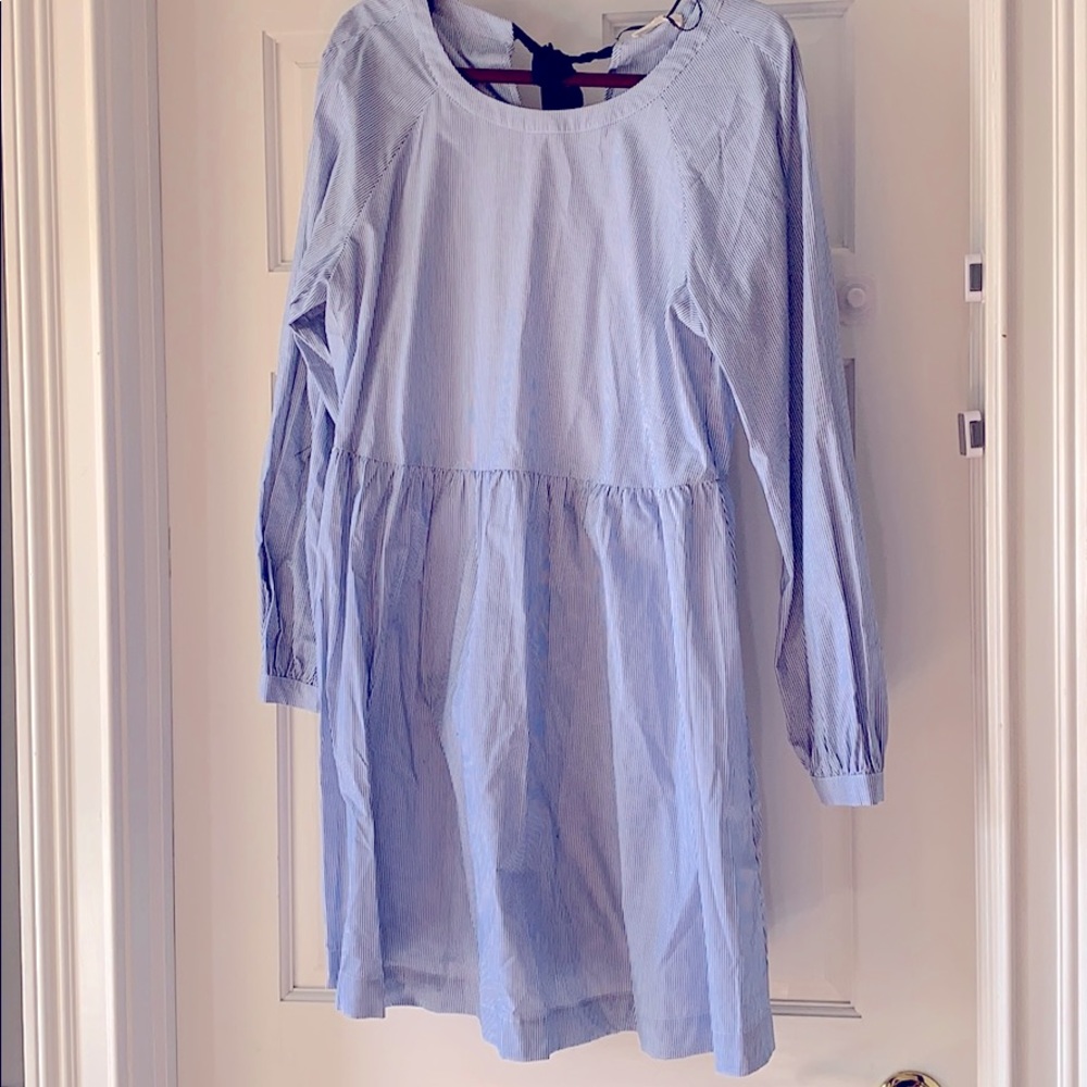 Nordstrom blue striped tunic